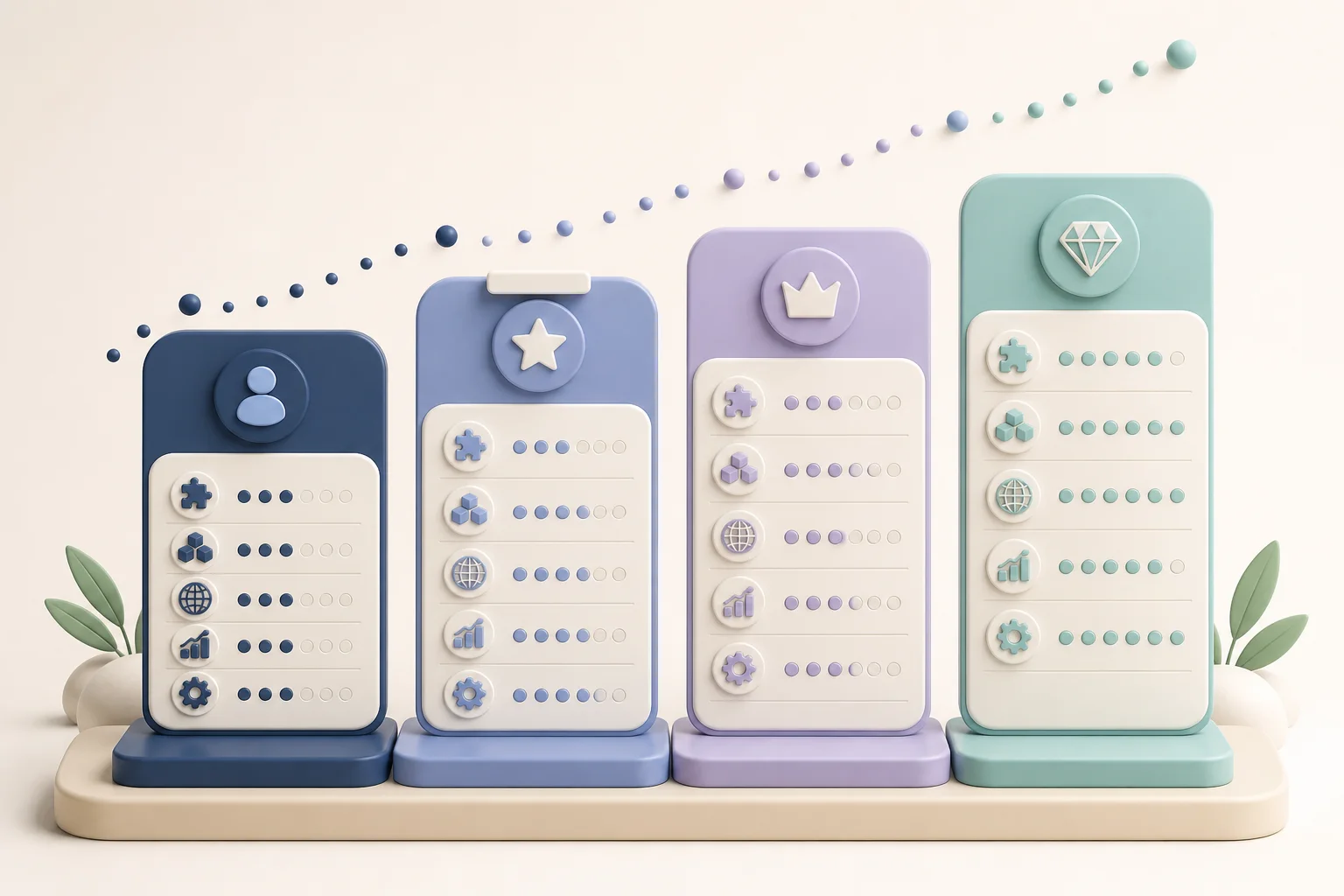 Four scalable service plans built on the same full-feature foundation.