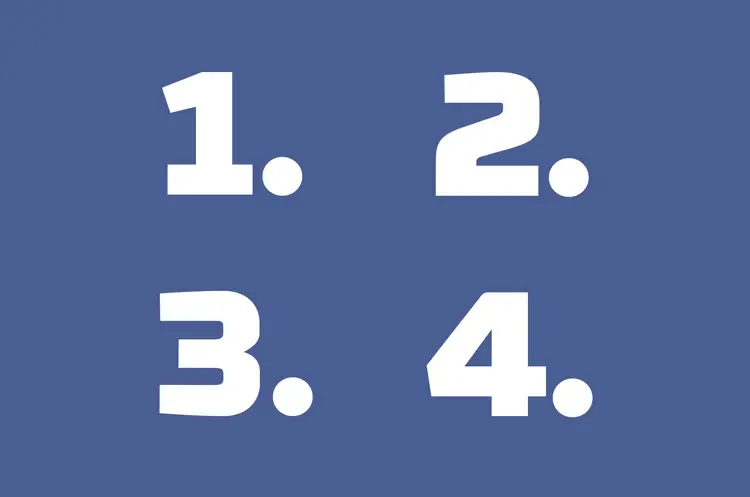 Four-step countdown graphic representing Omacro's streamlined implementation process.